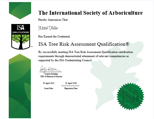 ISA Tree Risk Assessment Qualificat